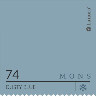 Краска Lanors Mons «Dusty Blue» (Пыльный синий), 74