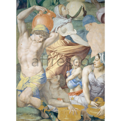 Фреска Affresco, Agnolo Bronzino The falling of the Manna