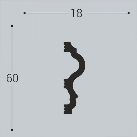 Молдинг Bello Deco, М6 60-18