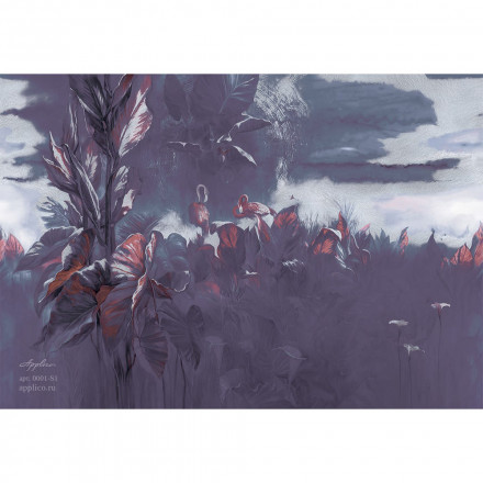 Фреска Applico One «Розовый закат», 0001-S1