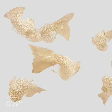 Фреска Applico Three «Рыбки», VR.0044-Br1