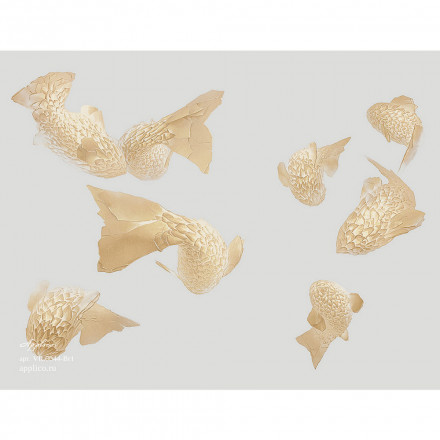 Фреска Applico Three «Рыбки», VR.0044-Br1