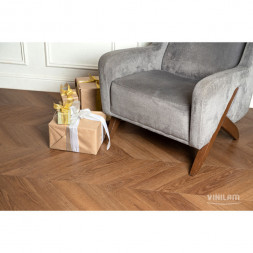 ПВХ-плитка Vinilam Parquet Chevron «Шеврон Плезир», I1651102