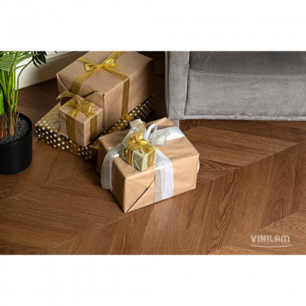 ПВХ-плитка Vinilam Parquet Chevron «Шеврон Плезир», I1651102
