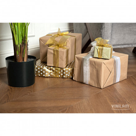 ПВХ-плитка Vinilam Parquet Chevron «Шеврон Плезир», I1651102