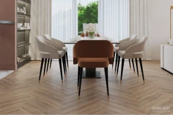 ПВХ-плитка Vinilam Parquet Herringbone «Паркет Тусон», IS11355