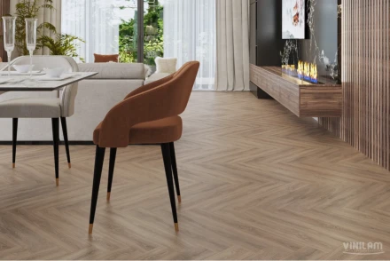 ПВХ-плитка Vinilam Parquet Herringbone «Паркет Тусон», IS11355