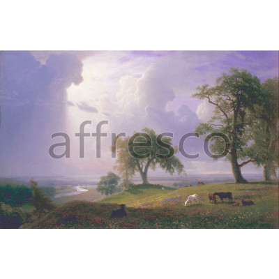 Фреска Affresco, Albert Bierstadt California Spring