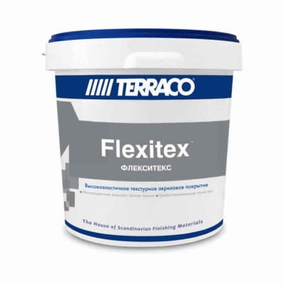 Декоративная штукатурка Terraco «Flexitex»