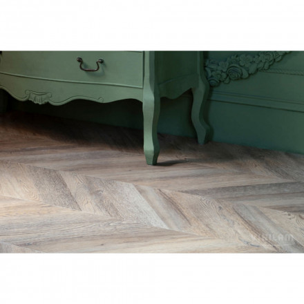 ПВХ-плитка Vinilam Parquet Chevron «Шеврон Шампань», RI153616CL4