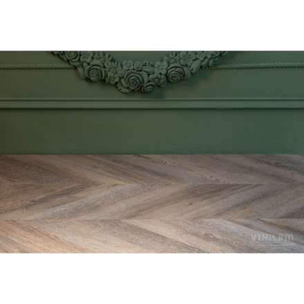 ПВХ-плитка Vinilam Parquet Chevron «Шеврон Шампань», RI153616CL4