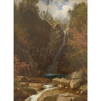 Фреска Affresco, Albert Bierstadt Glen Ellis Falls