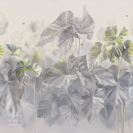 Фреска Applico Three «Тропическая декорация», 0048-S1