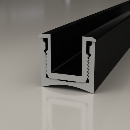 Защелка для Рейки теневой Laconistiq «LIGHT mini» (для обоев, панелей, керамогранита)