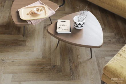 ПВХ-плитка Vinilam Parquet Herringbone «Паркет Тусон», IS11377