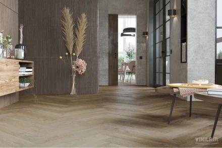 ПВХ-плитка Vinilam Parquet Herringbone «Паркет Тусон», IS11377
