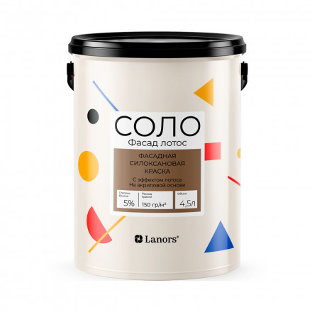 Lanors Соло «Фасад лотос» фасадная краска 