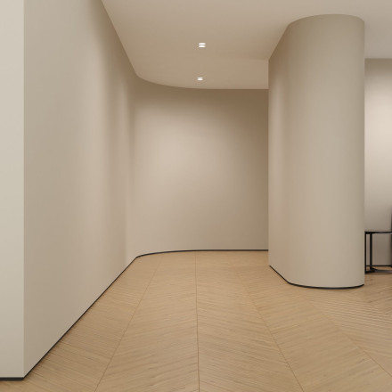 Теневой плинтус Laconistiq «Regular» (для радиальных стен)