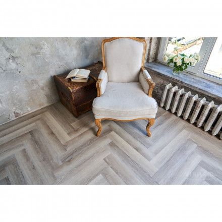 ПВХ-плитка Vinilam Parquet Herringbone «Эрмитаж Паркет», IS11122