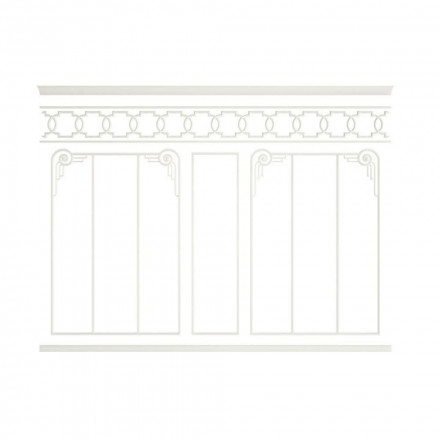 Готовое решение: Стена RoDecor Легенды Ар-деко «Эрте Ф3», 77443AR