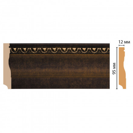 Плинтус Decomaster, 153-56 ДМ