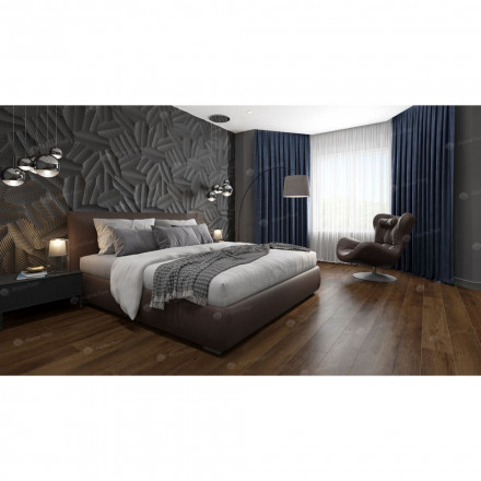 ПВХ-плитка Alpine Floor Premium XL «Дуб Шоколадный», ECO 7-18