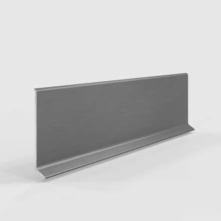 Плинтус алюминиевый Laconistiq «ADHESIVE»