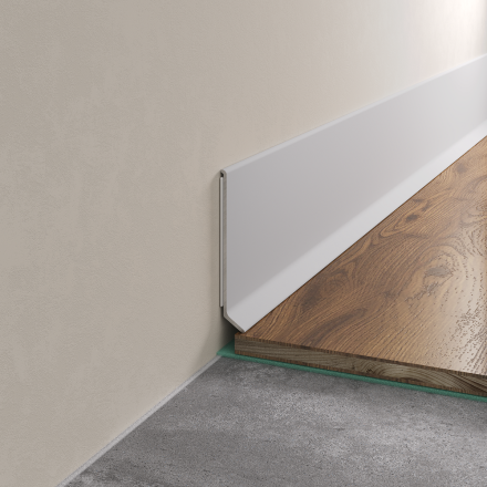 Плинтус алюминиевый Laconistiq «ADHESIVE»