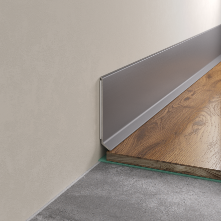 Плинтус алюминиевый Laconistiq «ADHESIVE»