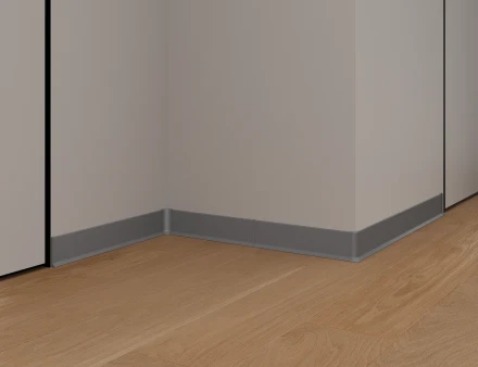 Плинтус алюминиевый Laconistiq «ADHESIVE»