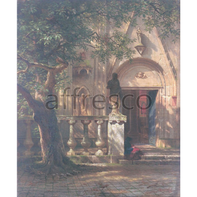 Фреска Affresco, Albert Bierstadt Sunlight and Shadow