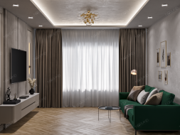 ПВХ-плитка Alpine Lagom Parquet «Sot», 1033-6