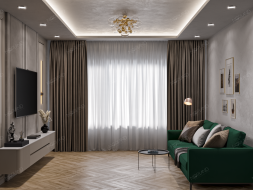 ПВХ-плитка Alpine Lagom Parquet «Sot», 1033-6