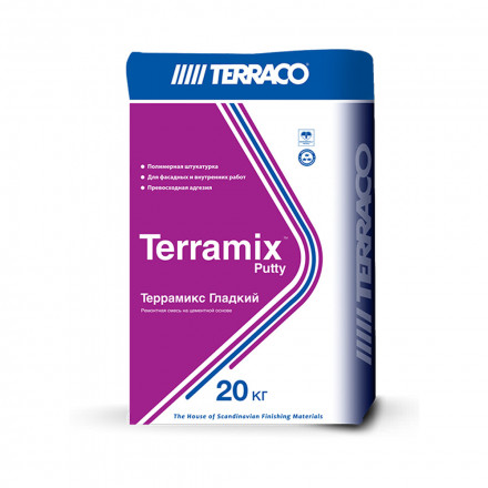 Шпатлевочная ремонтная смесь Terraco «Terramix Smooth»