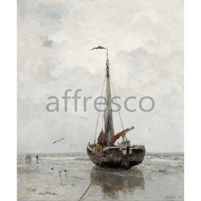 Фреска Affresco, Jacob Maris Fishing boat