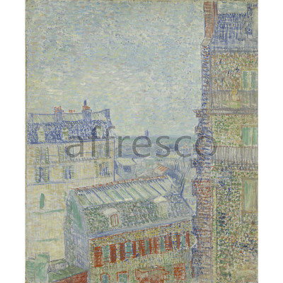 Фреска Affresco, Vincent van Gogh View from Theos apartment
