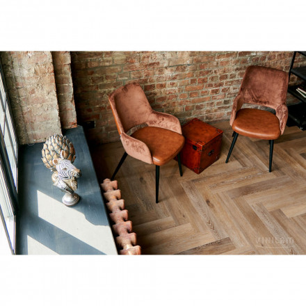 ПВХ-плитка Vinilam Parquet Herringbone «Венецианский Паркет», IS11199