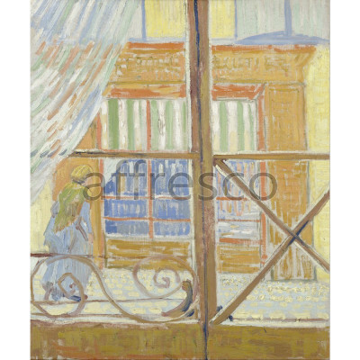 Фреска Affresco, Vincent van Gogh View of a butchers shop