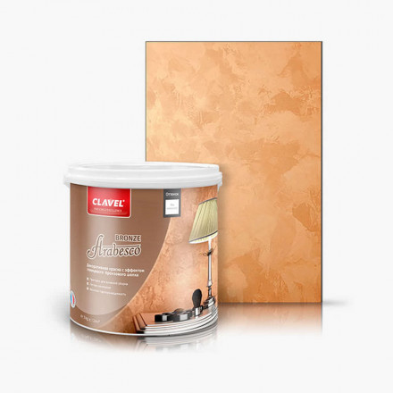 Декоративная краска Clavel «Arabesco», Bronze
