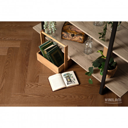 ПВХ-плитка Vinilam Parquet Herringbone «Паркет Винсент», IS11200