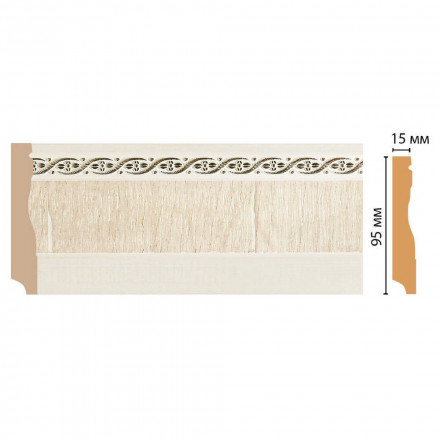 Плинтус Decomaster, 153-6 ДМ