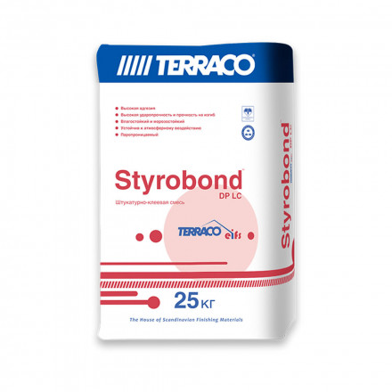 Штукатурно-клеевой состав Terraco EIFS «Styrobond Dp EIFS»