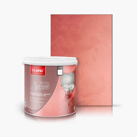 Декоративная краска Clavel «Arabesco», Cuprum