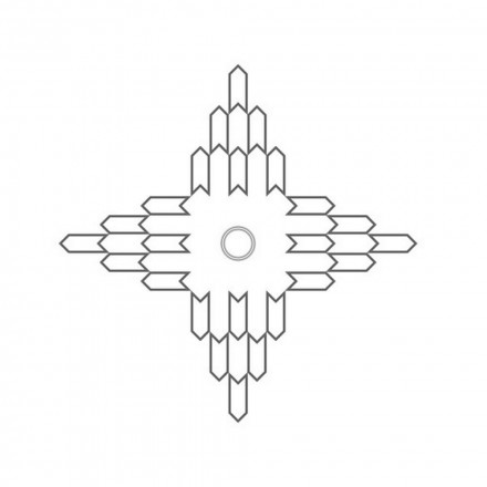 Готовое решение: Розетка RoDecor Легенды Ар-деко «Набоков Ф2», 87401AR