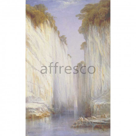 Фреска Affresco, Edward Lear The Marble Rocks Nerbudda Jubbolpore
