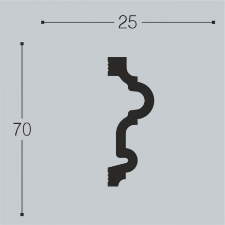 Молдинг Bello Deco, М24 70-25