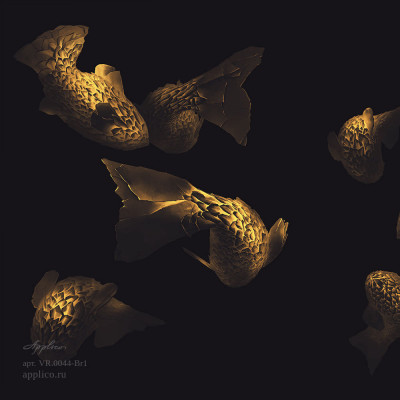 Фреска Applico Three «Рыбки», VR.0044-G1