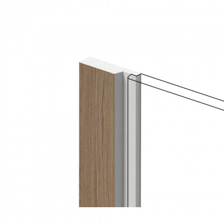 Финишный молдинг HI-Wood, LF124A BR417N