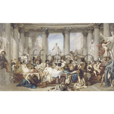 Фреска Affresco, Thomas Couture Romans during the Decadence