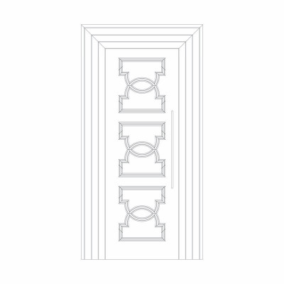 Готовое решение: Оформление дверей RoDecor Легенды Ар-деко «Эрте», 76441AR